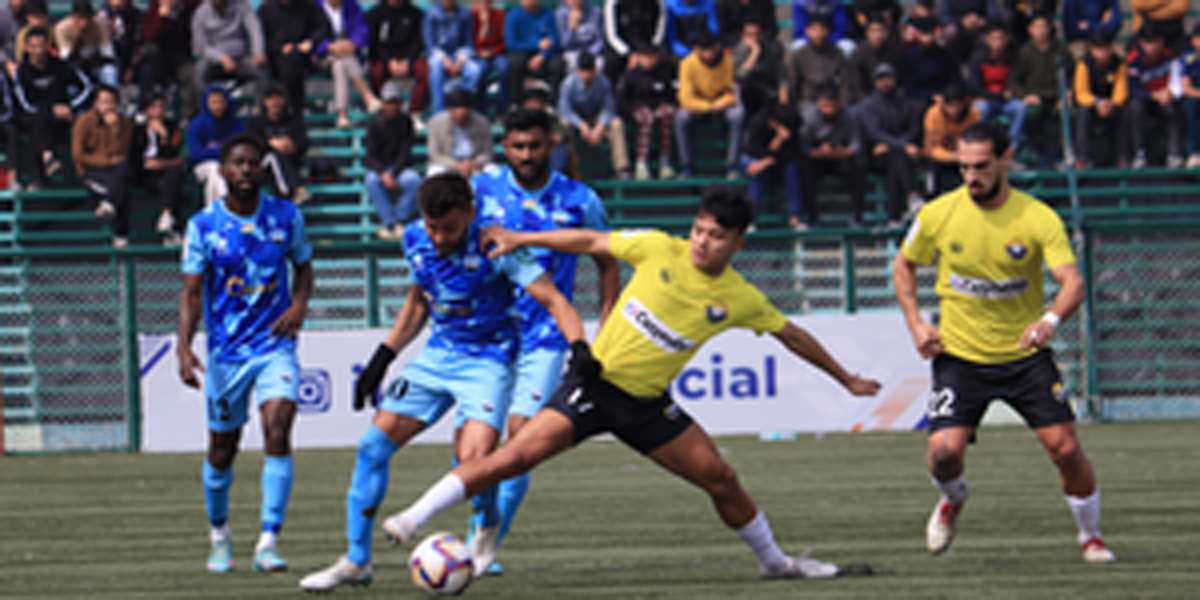 रियल कश्मीर एफसी ने घरेलू मैदान पर दिल्ली एफसी को एक अंक दिया